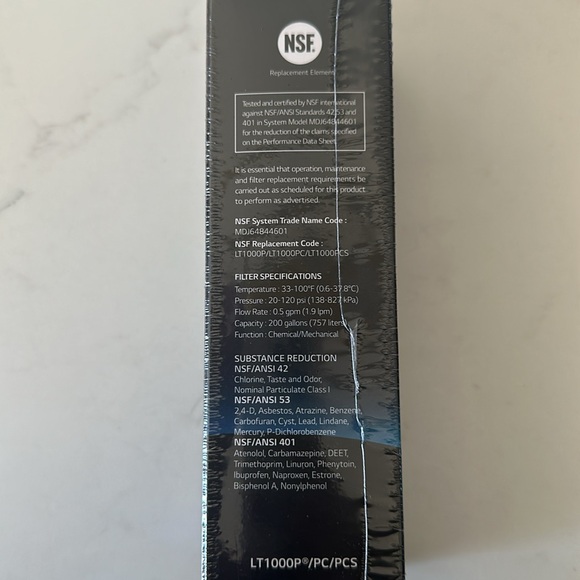LG Water Filter Replacement Cartridge - Picture 2 of 2